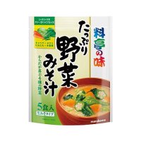 マルコメ お徳用 料亭の味 たっぷり野菜みそ汁  5食入