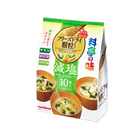 マルコメ お徳用フリーズドライ顆粒タイプ 減塩アソート  10食入