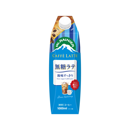 森永 マウントレーニアカフェラッテ 無糖ラテ  1000ml