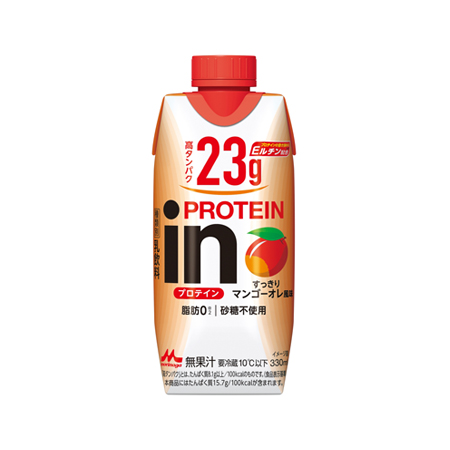 森永 inPROTEIN すっきりマンゴーオレ風味  330ml