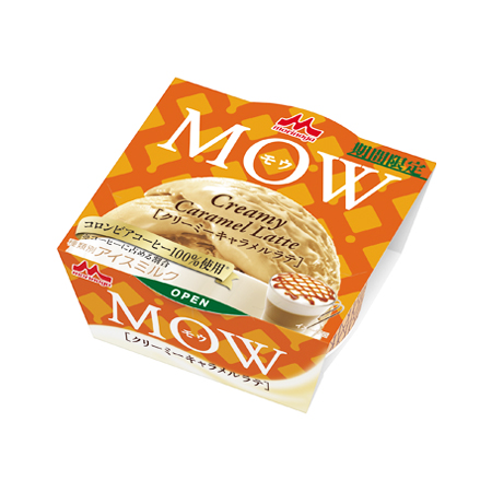 森永 MOW クリーミーキャラメルラテ  140ml