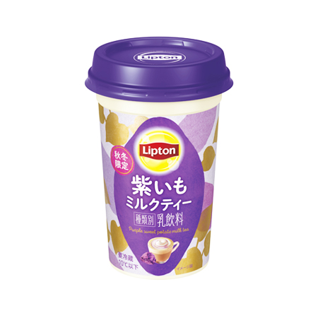 森永 リプトン 紫いもミルクティー  240ml