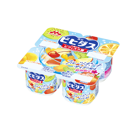 森永 ビヒダスヨーグルト フルーツポンチ サイダー風味  75g×4