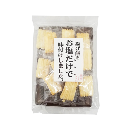 丸井スズキ 揚げ餅をお塩だけで味つけしました  11本入