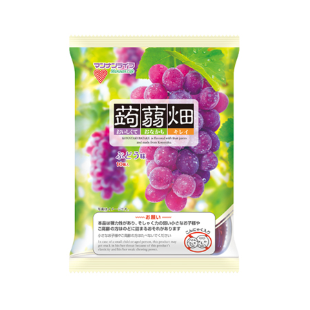 マンナンライフ 蒟蒻畑ぶどう味  10個入