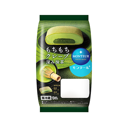 モンテール もちもちクレープ 深み抹茶  1個