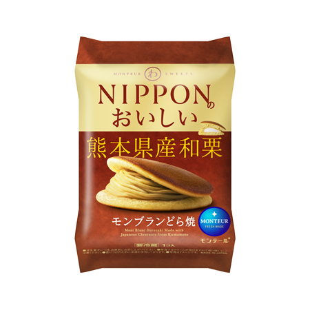モンテール 熊本県産和栗 モンブランどら焼 1個