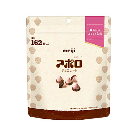 明治 アポロチョコレート シンプルパウチ   226g