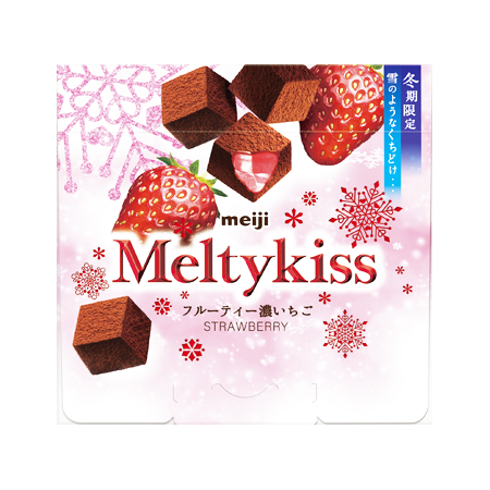 [い]明治 メルティーキッス フルーティー濃いちご   53g