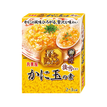 丸美屋 贅を味わうかに玉の素 淡雪仕立て  166.7g