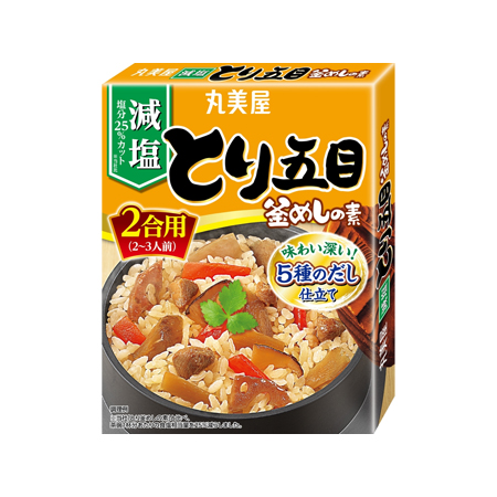 丸美屋 減塩 とり五目釜めしの素  180g