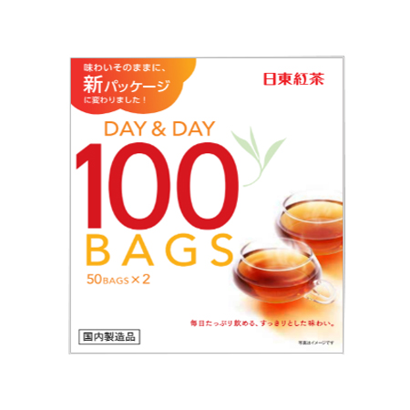 日東紅茶 DAY&DAY  ティーバッグ  100P