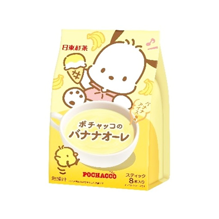 日東紅茶 ポチャッコのバナナオーレ バナナアイス風味   8P