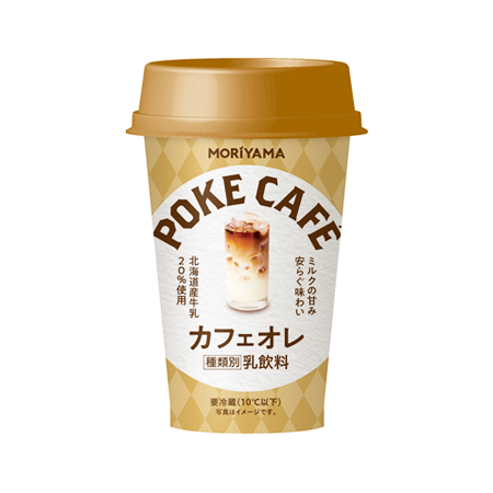 守山乳業 POKECAFE カフェオレ  180g