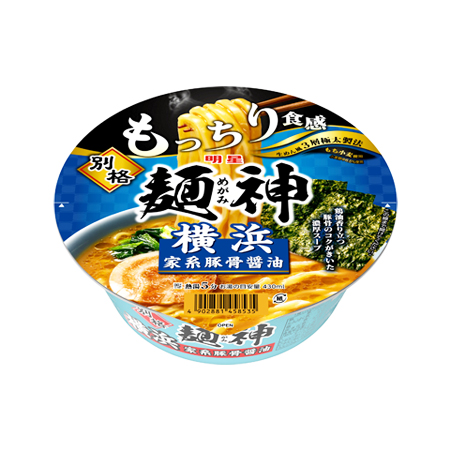 明星 別格 麺神 横浜家系豚骨醤油 118g