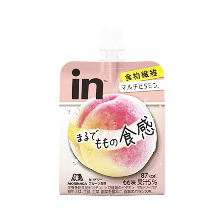 森永 inゼリー フルーツ食感 もも  150g