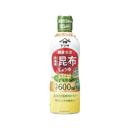 ヤマサ 鮮度生活 北海道昆布しょうゆ  600ml