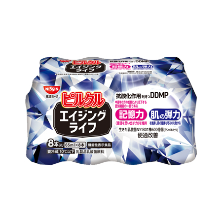 日清ヨーク ピルクルエイジングライフ  65ml×8