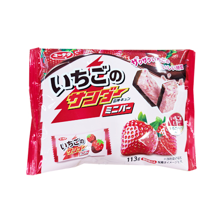 有楽製菓 いちごのサンダーミニバー  113g