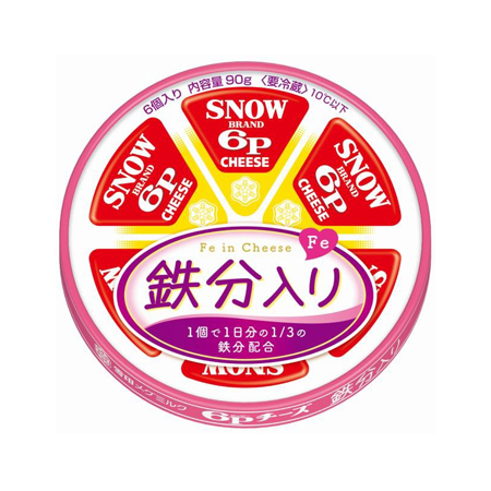 雪印メグミルク ６Ｐチーズ鉄分入り  90g