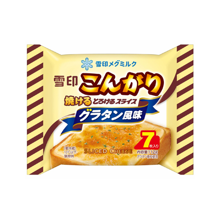 雪印メグミルク こんがり焼けるとろけるスライス グラタン風味  112g
