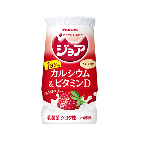 ヤクルト ジョア 1日分のカルシウム＆ビタミンD ストロベリー   125ml
