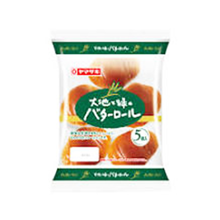 ヤマザキ 大地と緑のバターロール  5個入