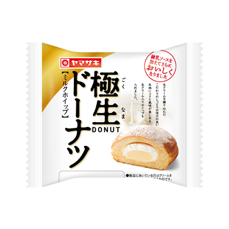 ヤマザキ 極生ドーナツ（ミルクホイップ）  1個