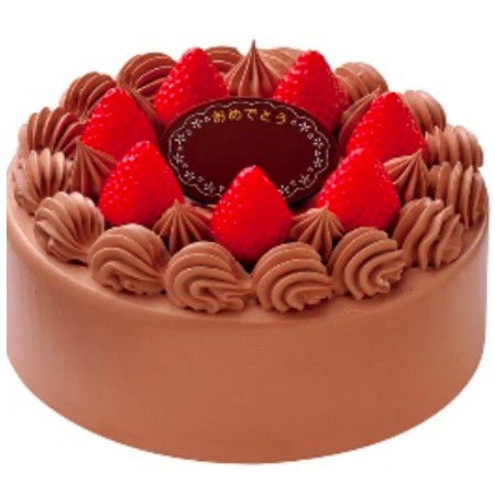 ○【1/10～31お届け分限り】ヤマザキ お祝いケーキ生チョコ 6号