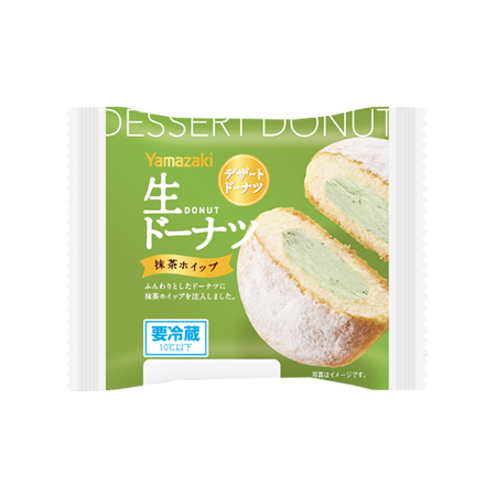 ヤマザキ 生ドーナツ（抹茶ホイップ）   1個