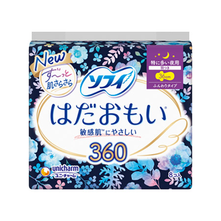 ソフィ はだおもい 特に多い夜用 羽つき36ｃｍ 8枚