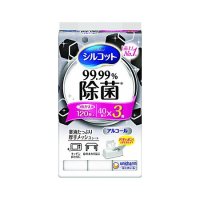シルコット 99.99%除菌ウェットティッシュ つめかえ 40枚×3個パック