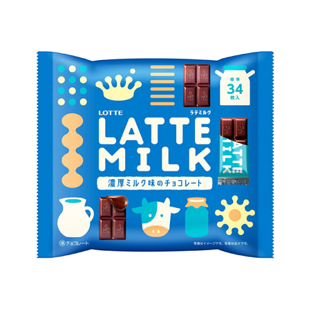 ロッテ LATTE MILK  135g