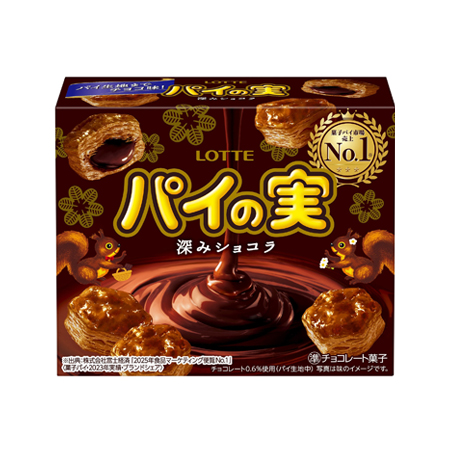 ロッテ チョコ味わうパイの実 深みショコラ  69g