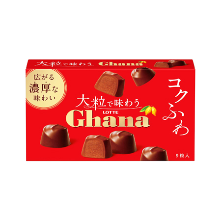 ロッテ 大粒で味わうガーナ  9粒入