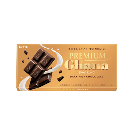 ロッテ プレミアムガーナ ダークミルク  70g