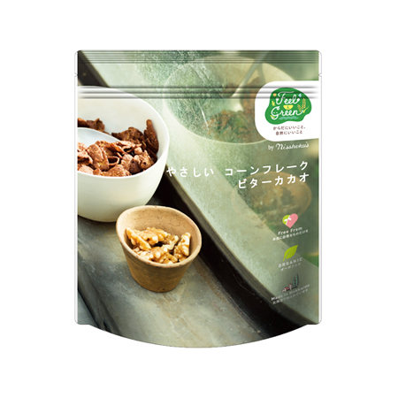 日本食品製造 Feel＆Green やさしいコーンフレーク ビターカカオ  140g