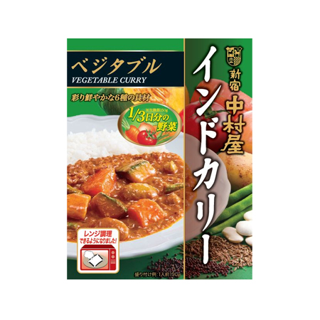 中村屋 インドカリーベジタブル  190g