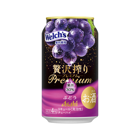 アサヒ 贅沢搾り プレミアムぶどう  350ml