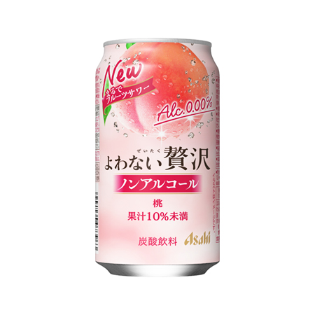 アサヒ よわない贅沢桃  350ml