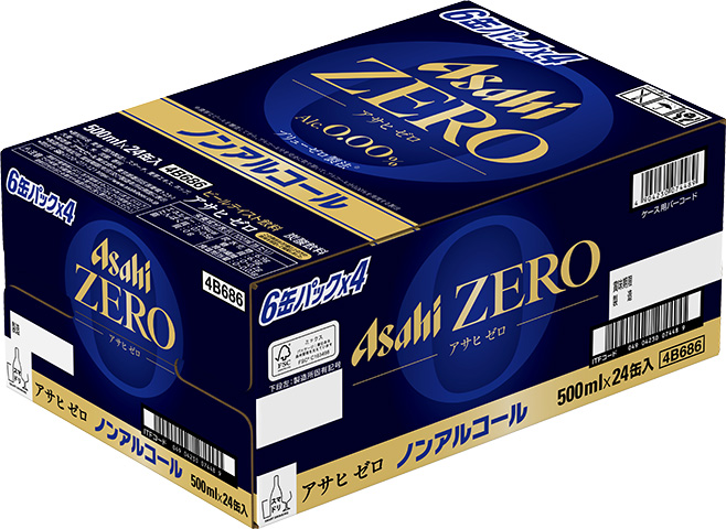 アサヒ ゼロ  500ml ケース