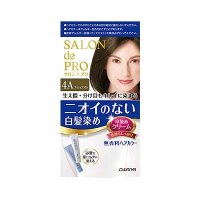 サロンドプロ 無香料ヘアカラー 早染めクリーム 4A アッシュブラウン 1組