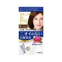 サロンドプロ 無香料ヘアカラー 早染めクリーム 5 ナチュラルブラウン 1組