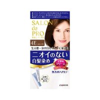 サロンドプロ 無香料ヘアカラー 早染めクリーム 4E エレガントブラウン 1組