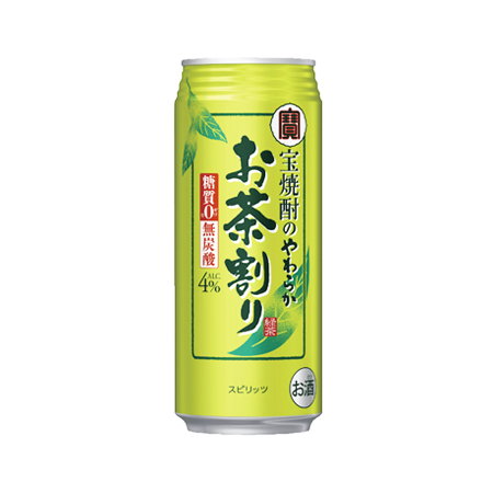 宝酒造 宝焼酎のやわらかお茶割り  480ml
