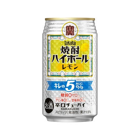 宝酒造 タカラ 焼酎ハイボール キレの5%レモン 350ml
