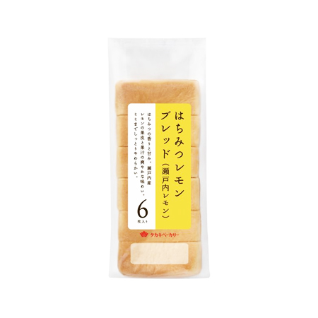タカキベーカリー はちみつレモンブレッド  6枚入