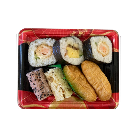 海老カツと太巻のおこわ助六寿司 1パック
