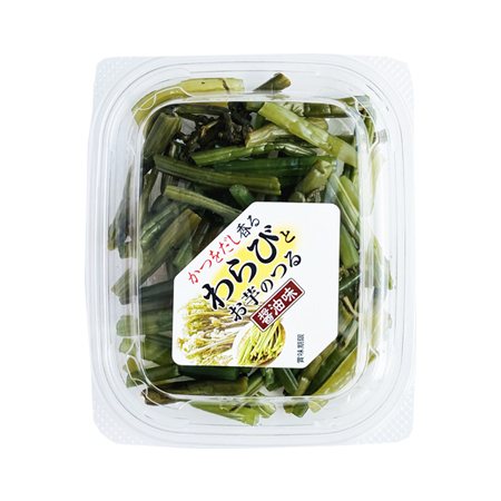 佐久間食品 かつをだし香るわらびとお芋のつる  60g