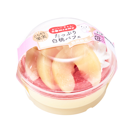 ドンレミー ごちそう果実 たっぷり白桃パフェ  1個